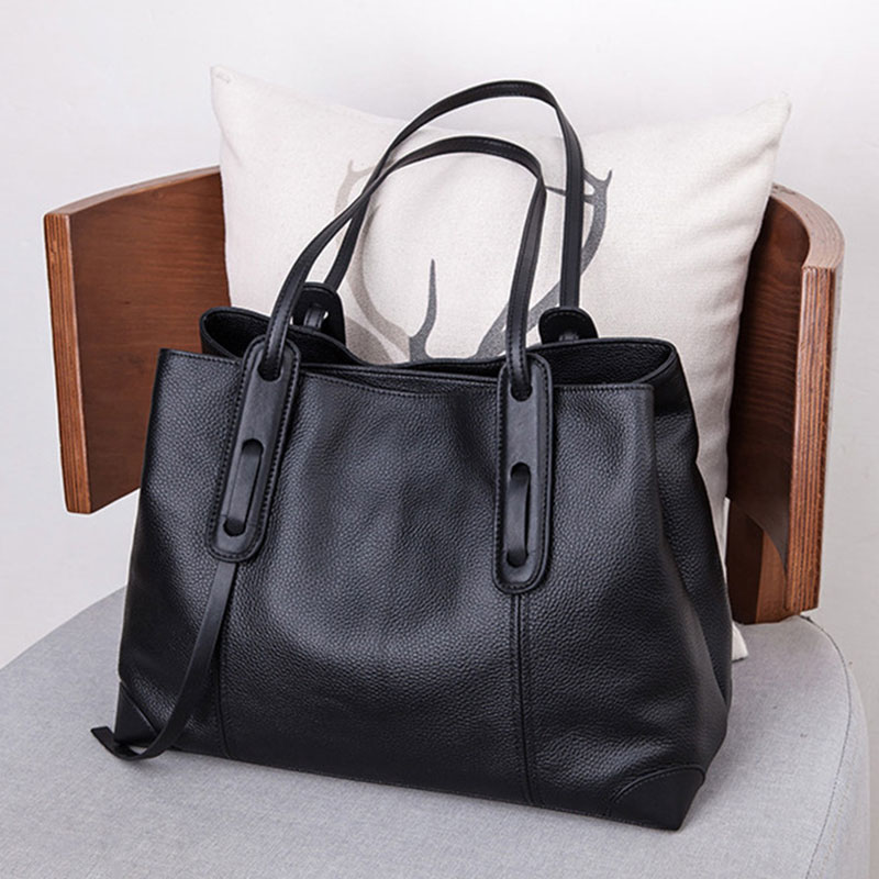 Women Bags On Sale - กระเป๋าหนังแท้กระเป๋าสะพายไหล่ผู้หญิงดีไซน์หรูความจุขนาดใหญ่กระเป๋าผู้หญิงคุณภาพสูงหนังวัวนุ่มกระเป๋าถือหญิง