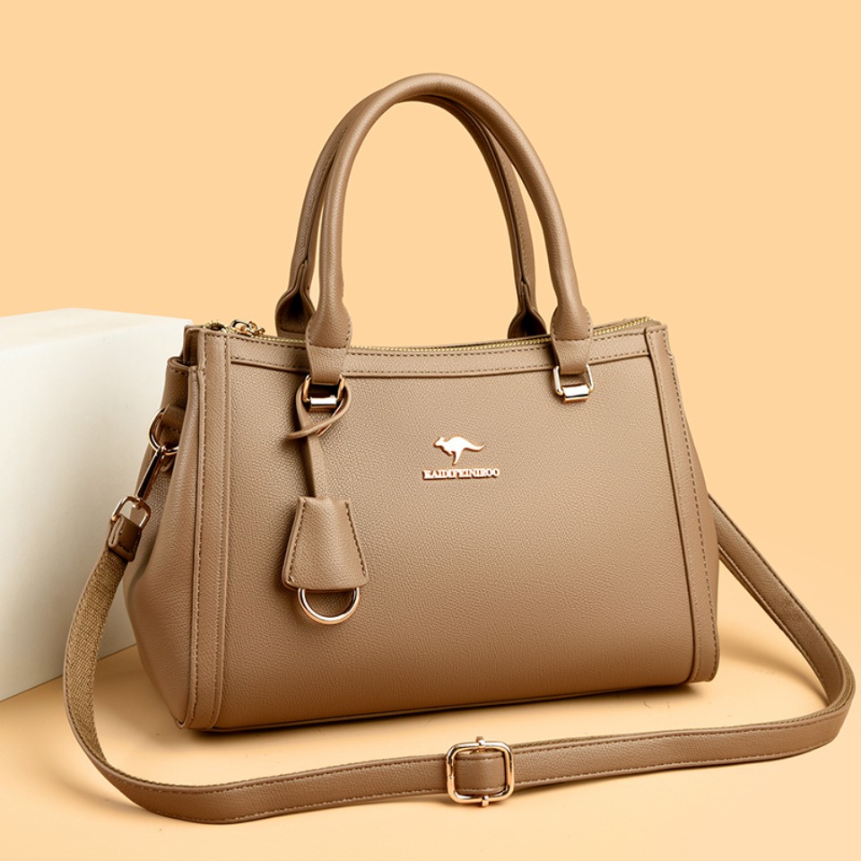 กระเป๋าถือสะพายไหล่หนัง PU นุ่ - Women Bags Branded บทวิจารณ์และราคา
