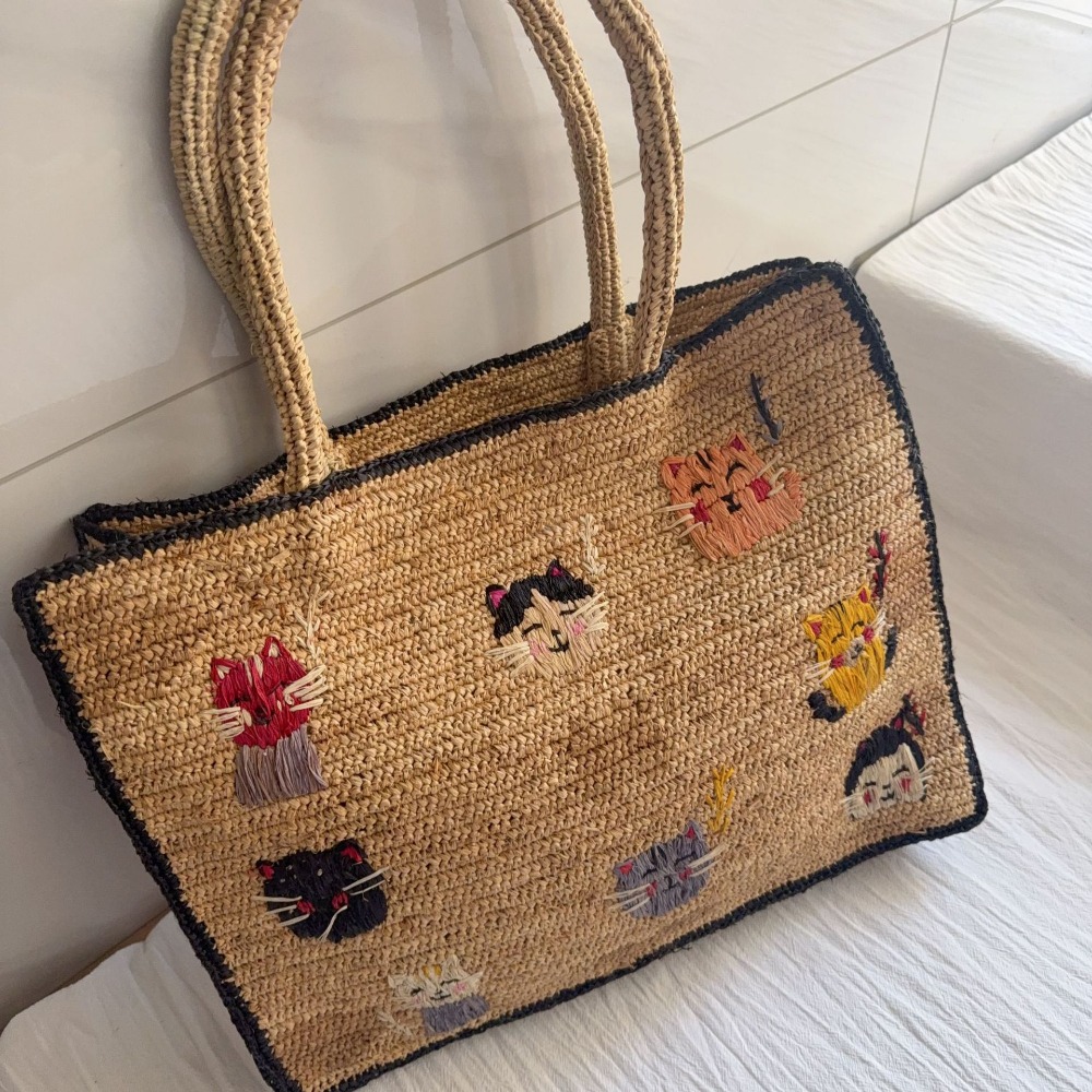 กระเป๋าสะพายไหล่ทอจากเส้นใยราฟ - Women'S Raffia Bags บทวิจารณ์และราคา