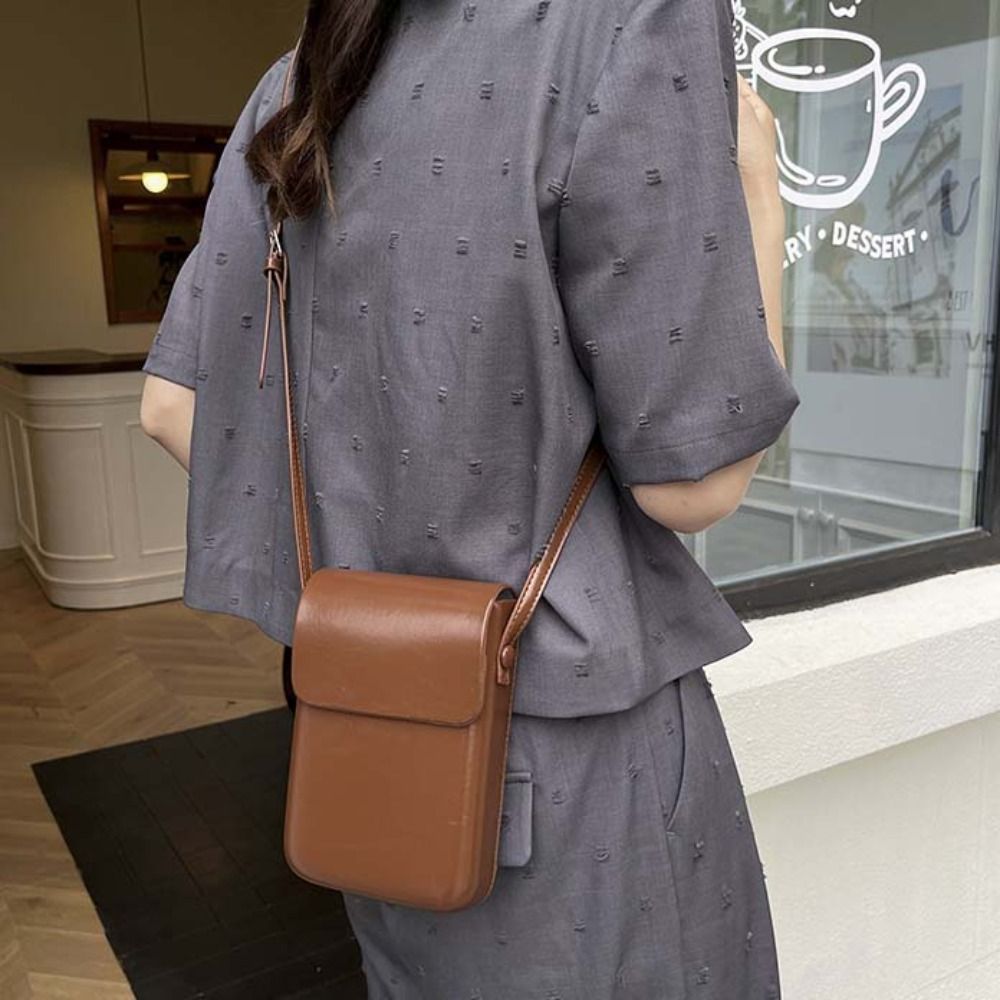 กระเป๋าสะพายข้างหนัง PU แบบฝาป - Women'S Bags Handbags บทวิจารณ์และราคา